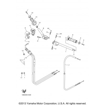 Steering Handle Cable