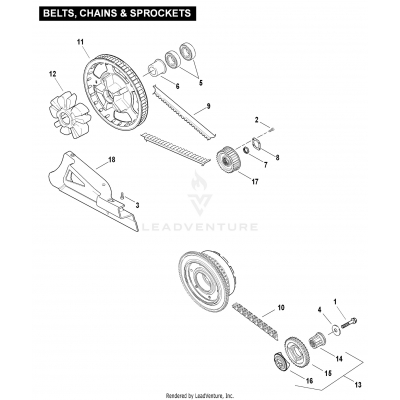 BELTS, CHAINS & SPROCKETS