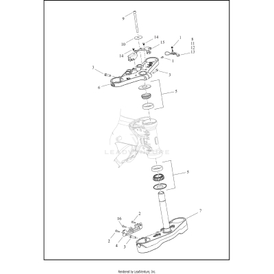 FORK BRACKETS, FRONT