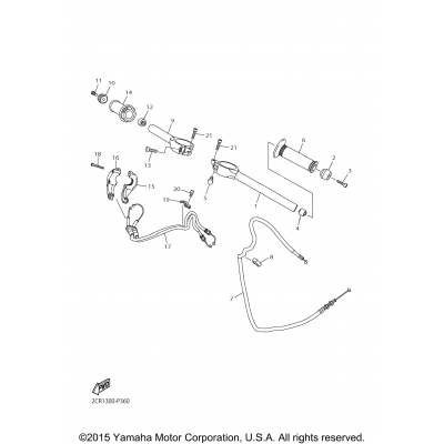 Steering Handle Cable