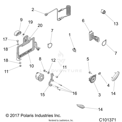 ELECTRICAL, TURN SIGNALS -  A19SXS95CC/CR/EC/ER (C101381)
