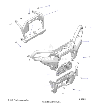 BODY, FRONT BUMPER and MOUNTING - A25SZE57CL/EL (C103012)