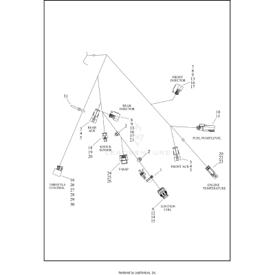 WIRING HARNESS, MAIN - FLHX, FLHXU (3 OF 9)