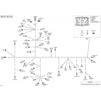 10- Electrical Harness - 800 E-TEC - Touratech