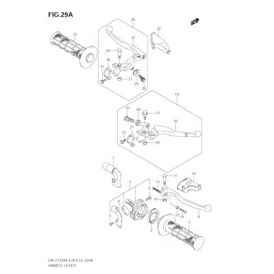 HANDLE LEVER (MODEL L0)