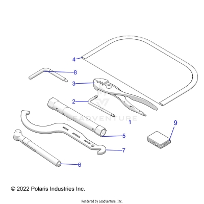 REFERENCE, TOOL KIT - A25SJE57CP/EP (C102411)