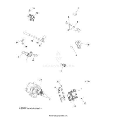 ELECTRICAL, SWITCHES, SENSORS and ECM - A20SEE50A1/A5/CA1/CA5 (101584)