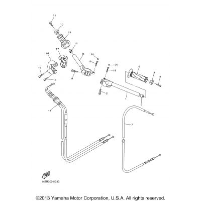 Steering Handle Cable