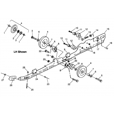 Rail Mounting Trail Rmk (4938333833B009)