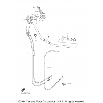 Steering Handle Cable