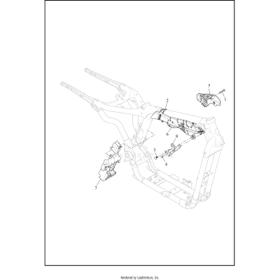 WIRING HARNESS, MAIN, KEYLESS, NON-ABS (4 OF 4)