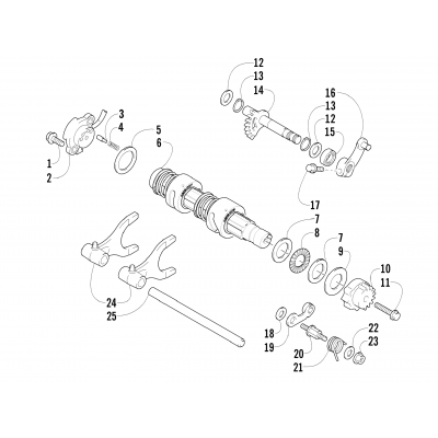 GEAR SHIFTING ASSEMBLY