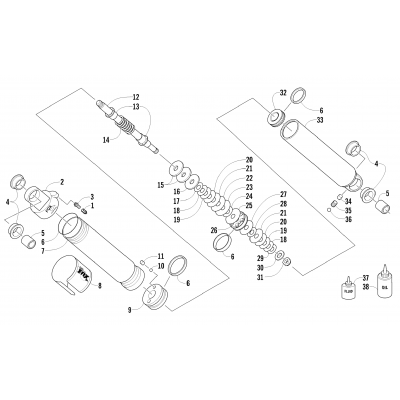 FRONT SUSPENSION SHOCK ABSORBER