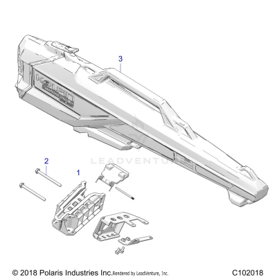 BODY, GUN BOOT - A25SXD95A9 (C102018)