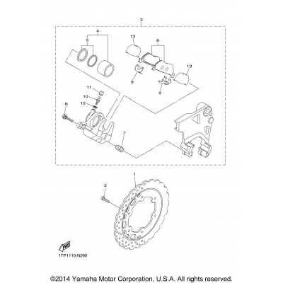 Rear Brake Caliper