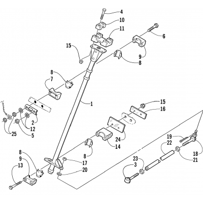 STEERING POST ASSEMBLY