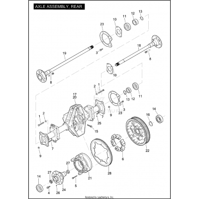 AXLE ASSEMBLY, REAR