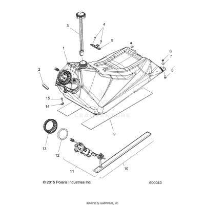 FUEL SYSTEM, FUEL TANK ASM. - S19EGK8PS ALL OPTIONS (600043)
