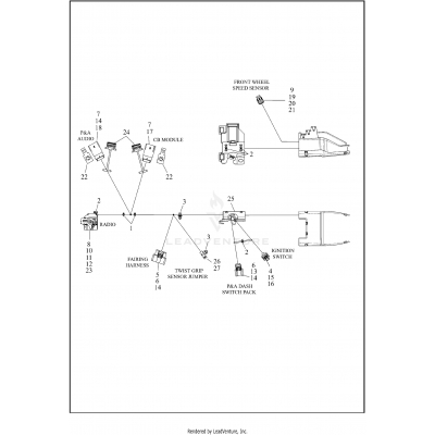 WIRING HARNESS, MAIN - FLHTCUTG (2 OF 9)