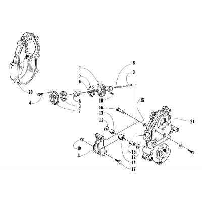 DROPCASE CHAIN TENSION ASSEMBLY