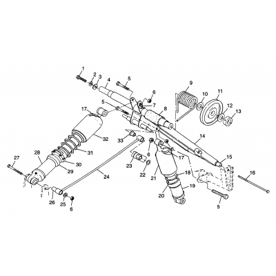 Rear Torque Arm Xlt Ltd & European Xlt Ltd E973756