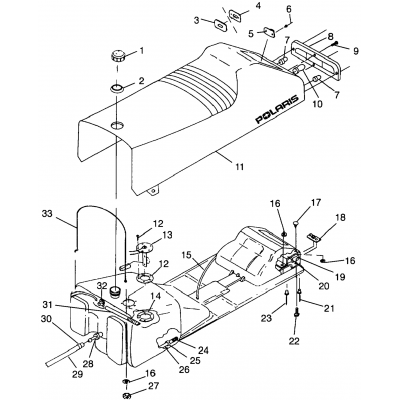 Seat & Gas Tank Xlt Classic