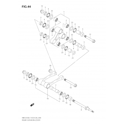 REAR CUSHION LEVER