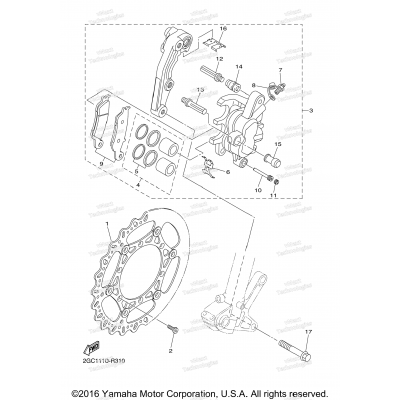 Front Brake Caliper