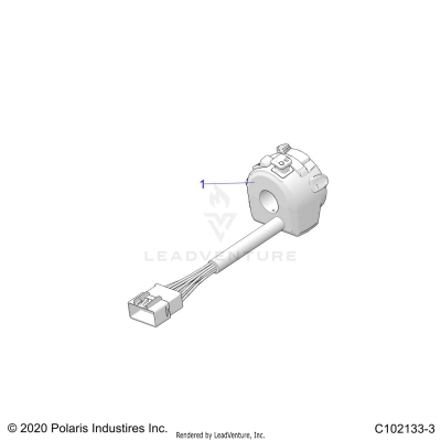 STEERING, CONTROLS, LEFT HAND CONTROLS - A25SJE57CP/EP (102133-3)
