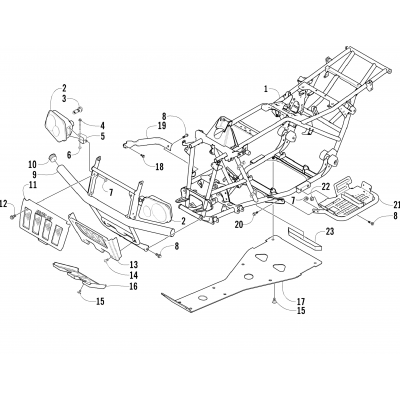 FRAME AND RELATED PARTS