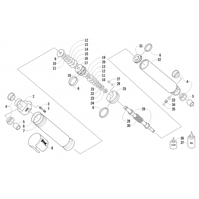 FRONT SUSPENSION SHOCK ABSORBER