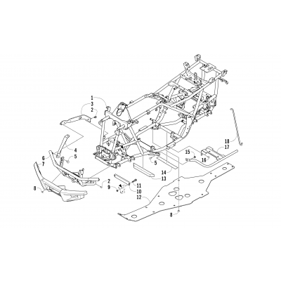 FRAME AND RELATED PARTS