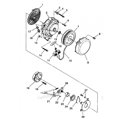 Recoil Starter 4X4 250