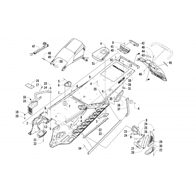 TUNNEL AND SNOWFLAP ASSEMBLY