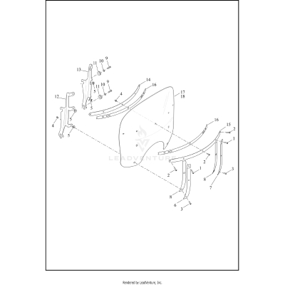 WINDSHIELD - FLHCS, FLI