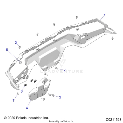 BODY, REAR BUMPER - A25SJR57AM (C0211528)