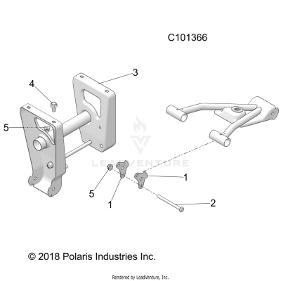 SUSPENSION, SUPPORT, MID - A19S6E57R1 [C101366]