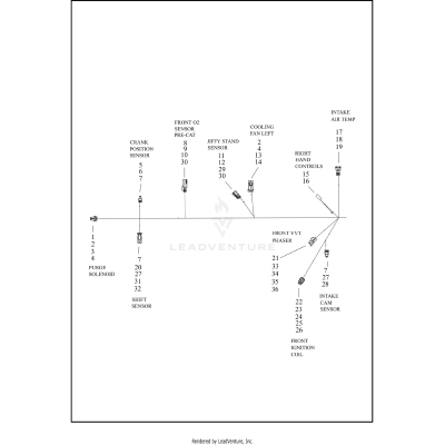 WIRING HARNESS, ENGINE (2 OF 4)