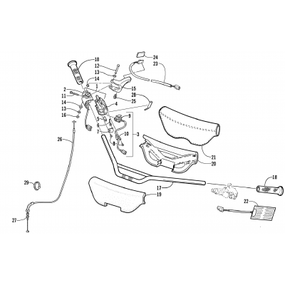 HANDLEBAR AND CONTROLS