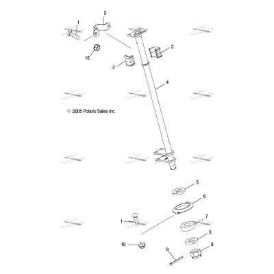 Steering Post & Tie Rods