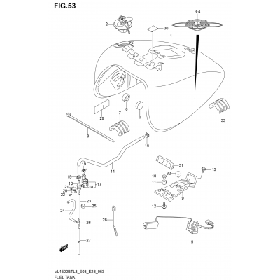 FUEL TANK (VL1500BTL3 E28)