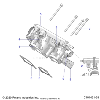 ENGINE, THROTTLE BODY - A25SVE95PG (C101431-28)