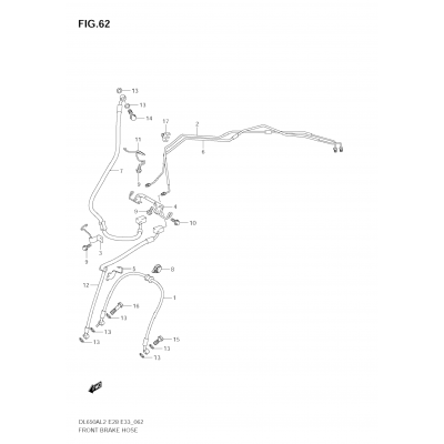 FRONT BRAKE HOSE