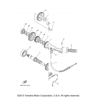 Steering Handle Cable