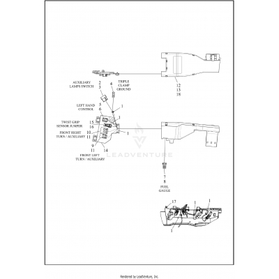 WIRING HARNESS, MAIN, NON-ABS - FLHR