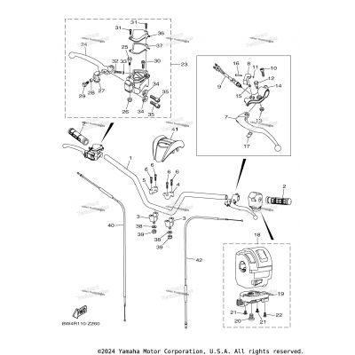 Steering Handle & Cable