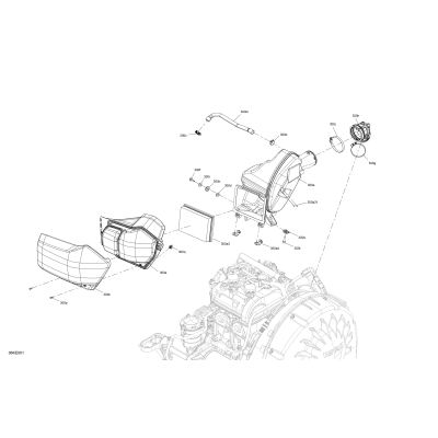 02- Engine - LH Air Intake