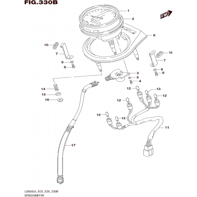 SPEEDOMETER (LS650L6 E28)