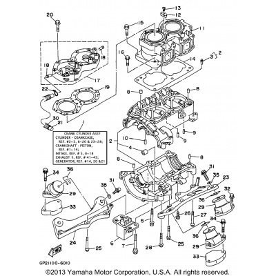 Cylinder - Crankcase