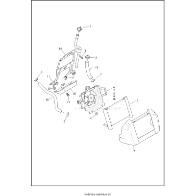 COOLANT DISTRIBUTION, AIR-COOLED